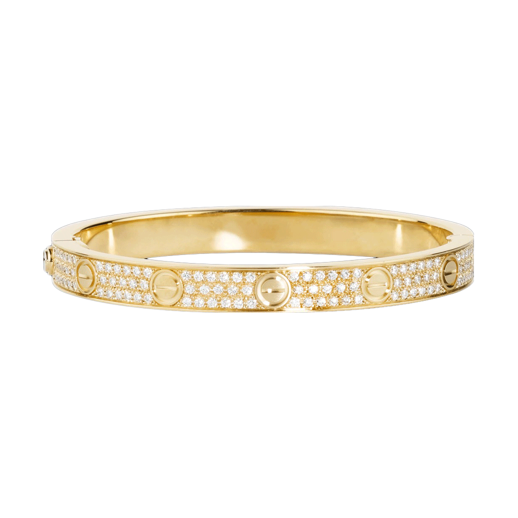 Kadir-Love  Bracelet  Pavé Bracelet, Yellow Gold