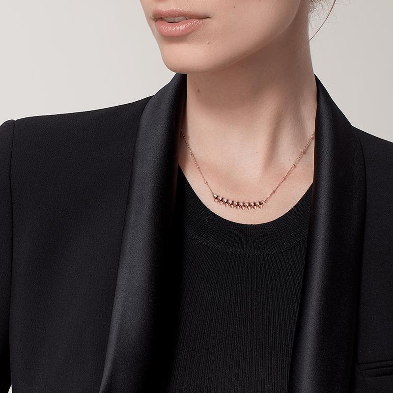 Caty-GENTLE BULLET HEAD-Gentle NECKLACE DIAMONDS