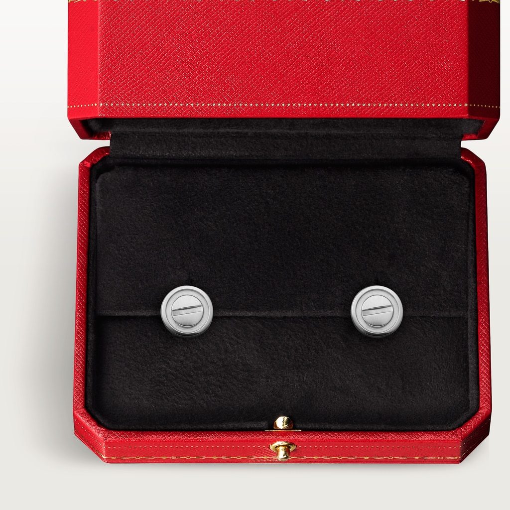 KADIR-LOVE EARRINGS WHITE GOLD