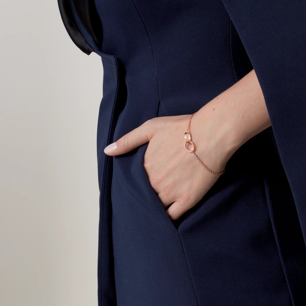 KADIR-LOVE BRACELET ROSE GOLD CHAIN