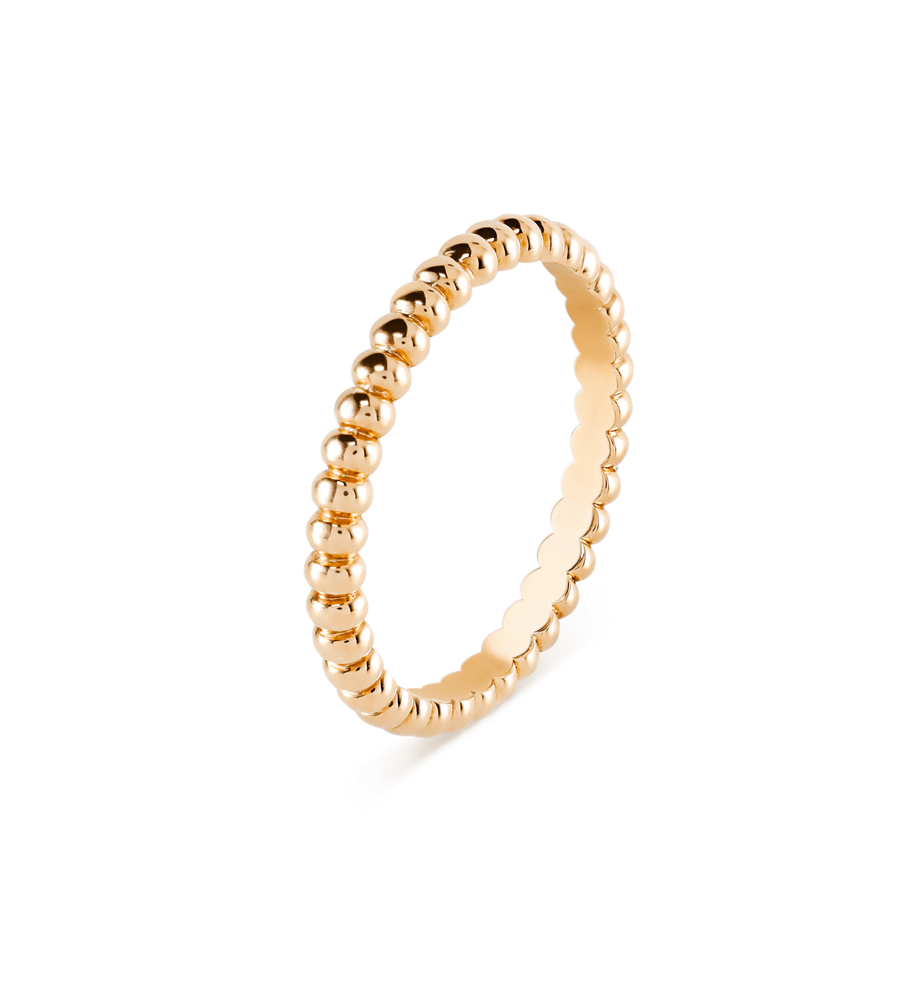 Perlée pearls of gold ring