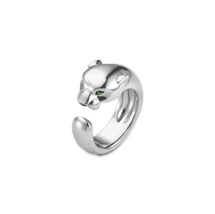 PANTHERA PARDUS RING IN  WHITE GOLD