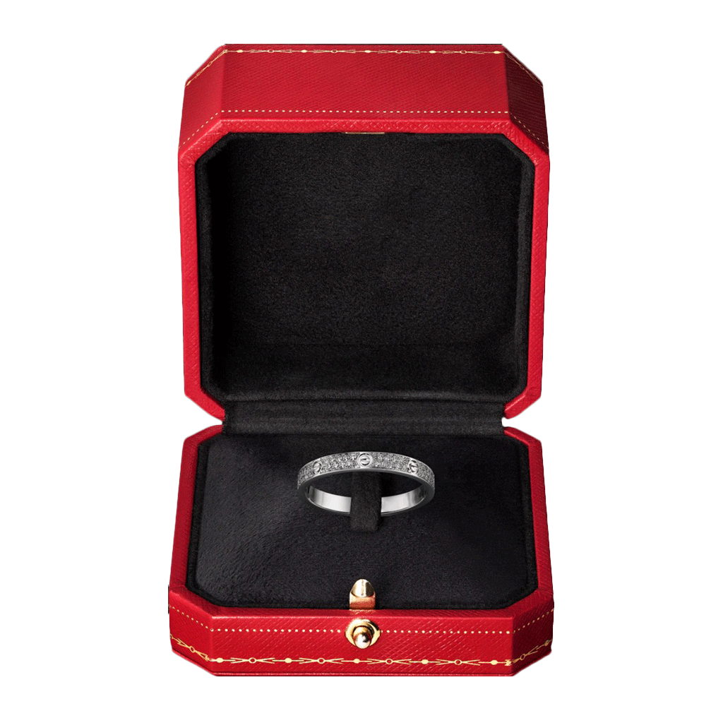 KADIR-LOVE RING  SM WHITE GOLD, DIAMONDS
