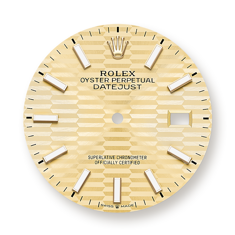 Classic watches DATEJUST 36 Oyster, 36 mm, Oystersteel and yellow gold