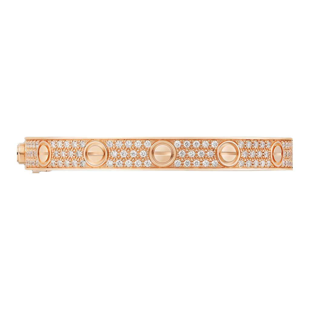 Kadir-LoveAmour Pavé Bracelet, Rose Gold