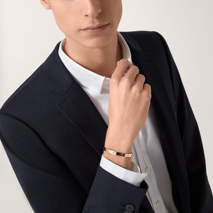 Carty Love Classic Model Rose Gold Bracelet Not Moissanite