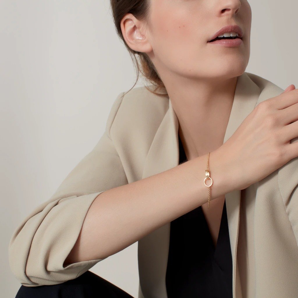 KADIR-LOVE BRACELET YELLOW GOLD CHAIN