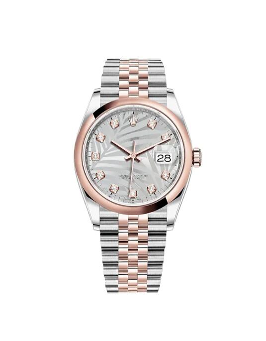 Classic watches DATEJUST 36 Oyster, 36 mm, Oystersteel and Everose gold