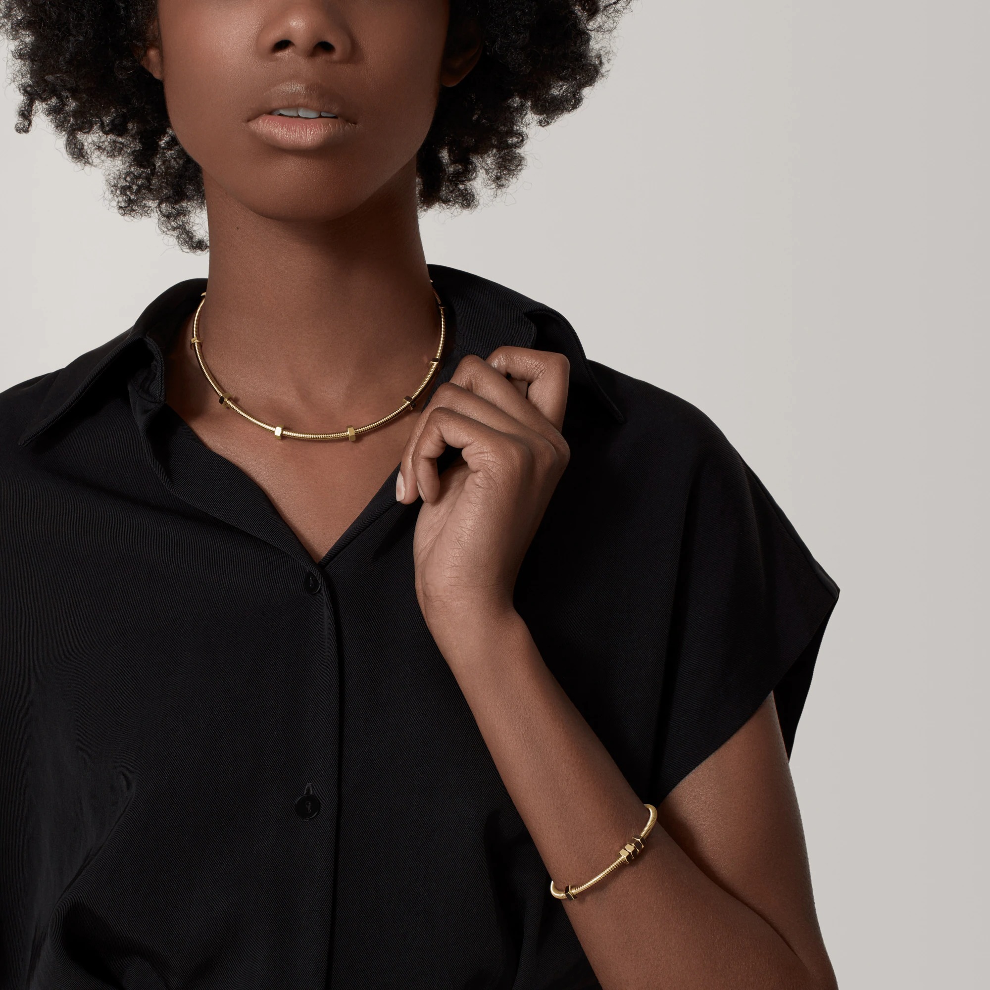 ECROU DE Ecroe BRACELET Yellow gold