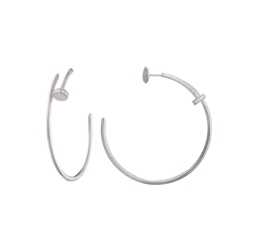 KADIR-ANILS-JUSTE UN CLOU EARRINGS WHITE GOLD, DIAMONDS