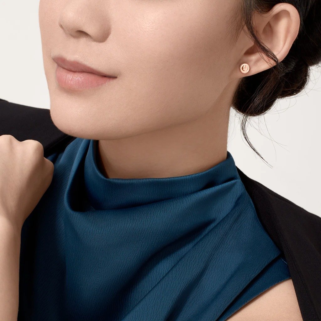 KADIR-LOVE EARRINGS  ROSE GOLD