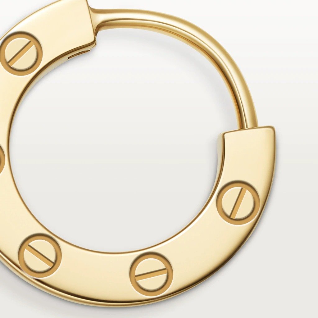 KADIR-LOVE SINGLE EARRING YELLOW GOLD