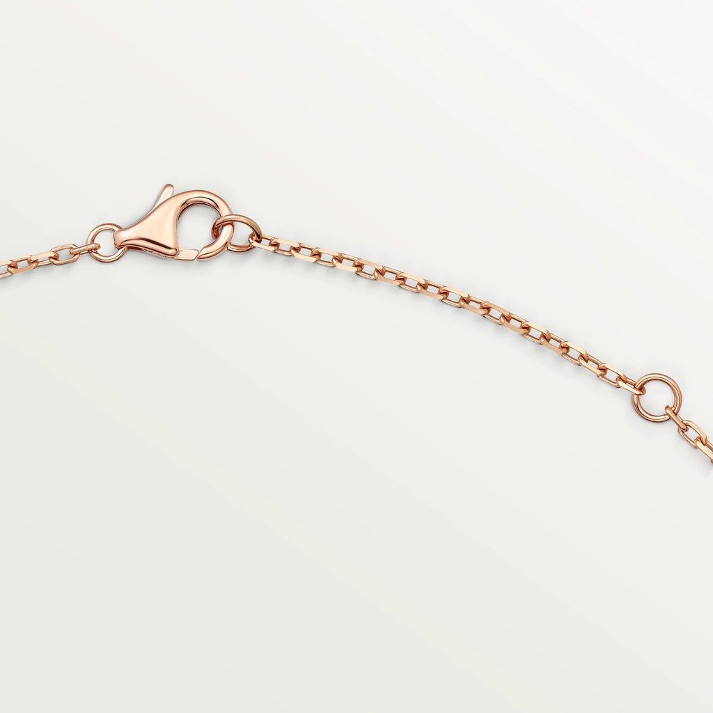 KADIR-LOVE NECKLACE ROSE GOLD, DIAMONDS