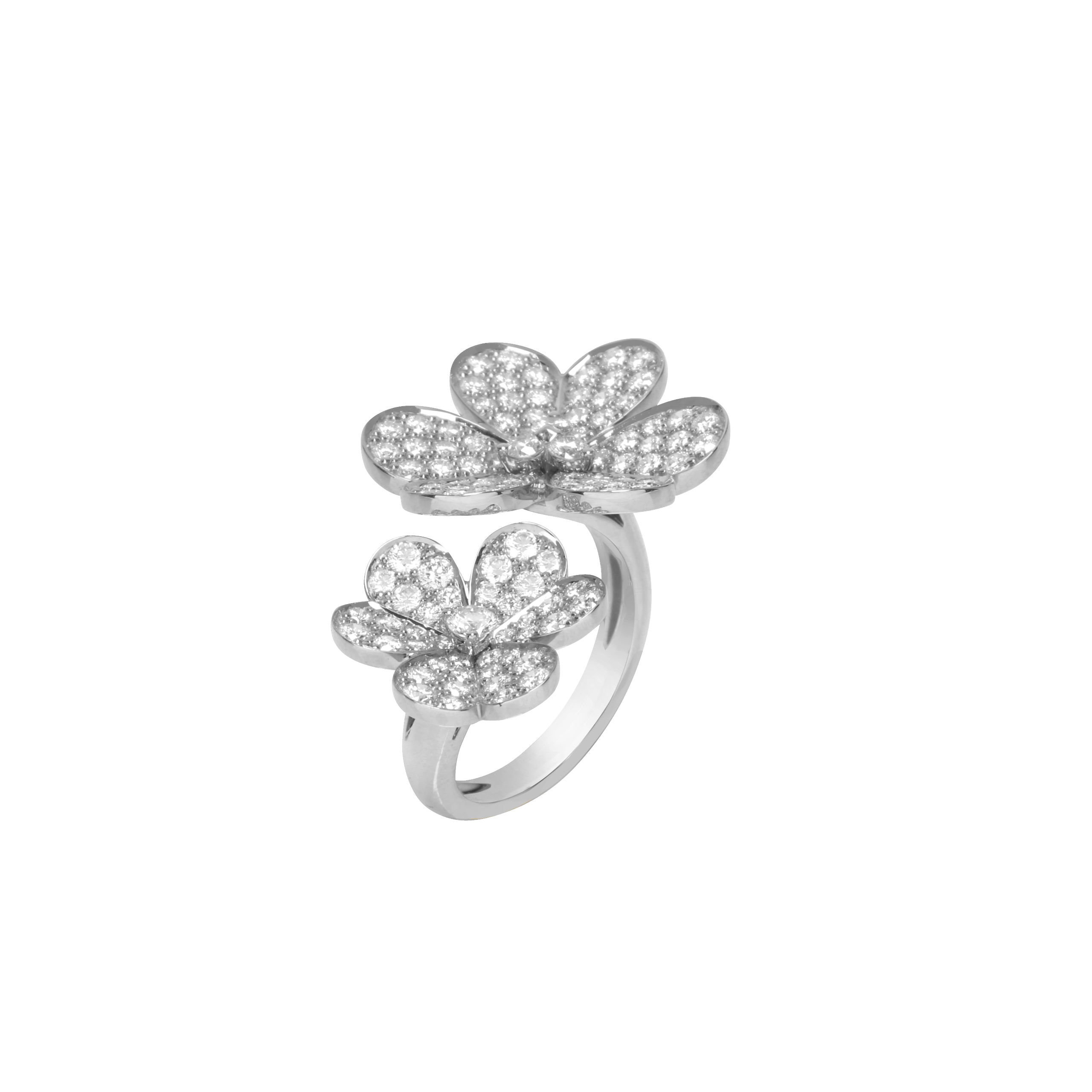 Frivole Between the Finger Ring  white gold, Diamond