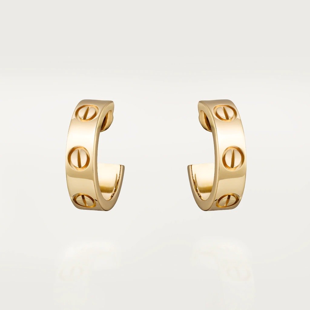 KADIR-LOVE EARRINGS YELLOW GOLD