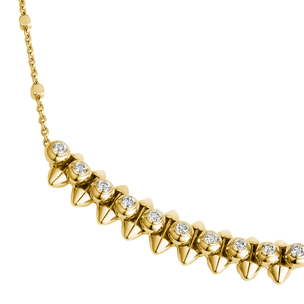 KADIR-GENTLE BULLET HEAD-Gentle NECKLACE DIAMONDS