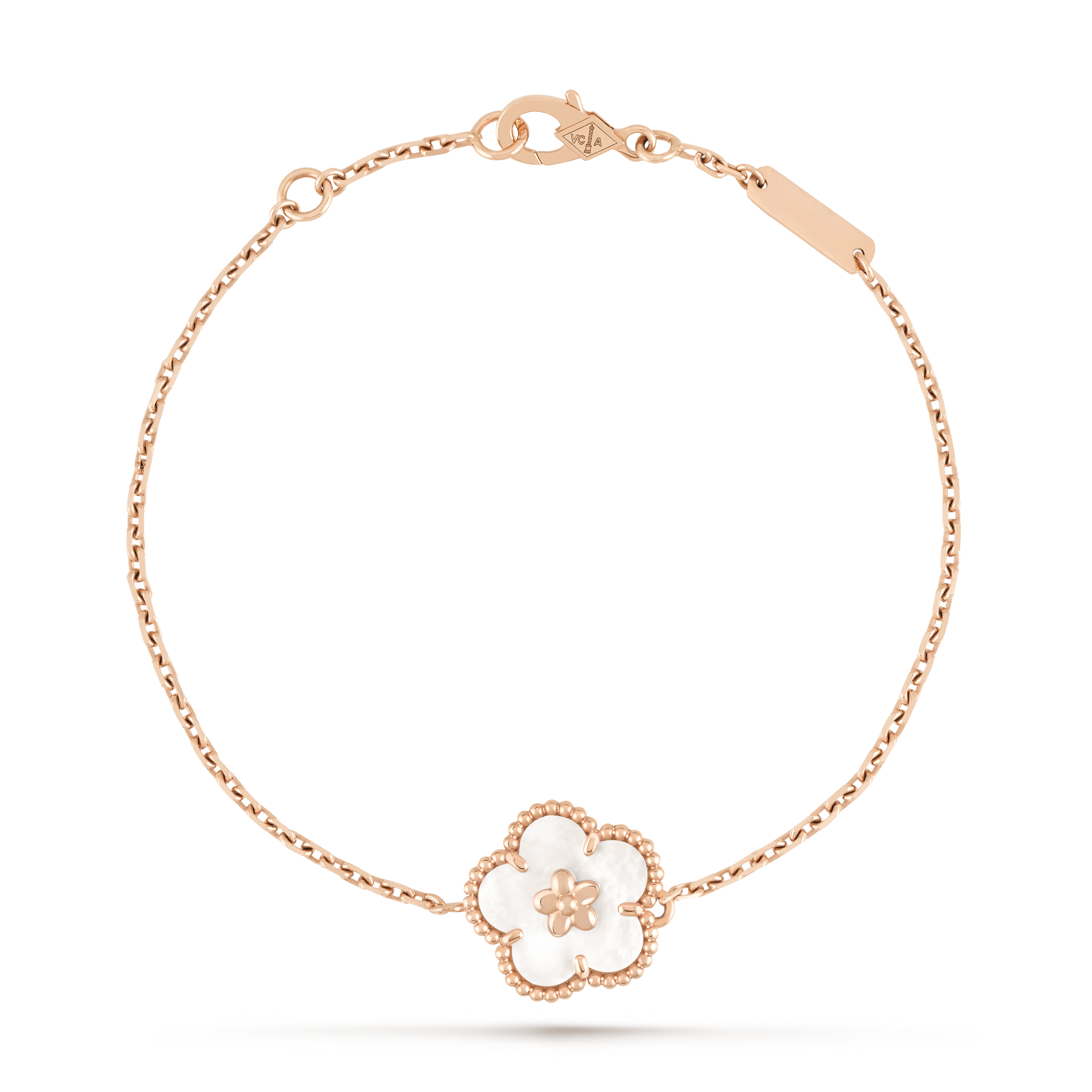 Lucky Spring bracelet, plum blossom  rose gold, mother-of-pearl