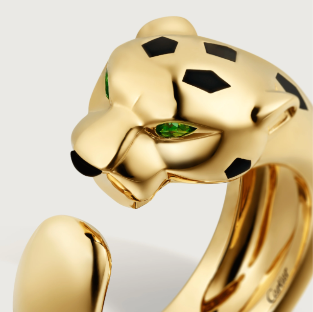 Kadir-Panthera Pardus Ring in Yellow Gold