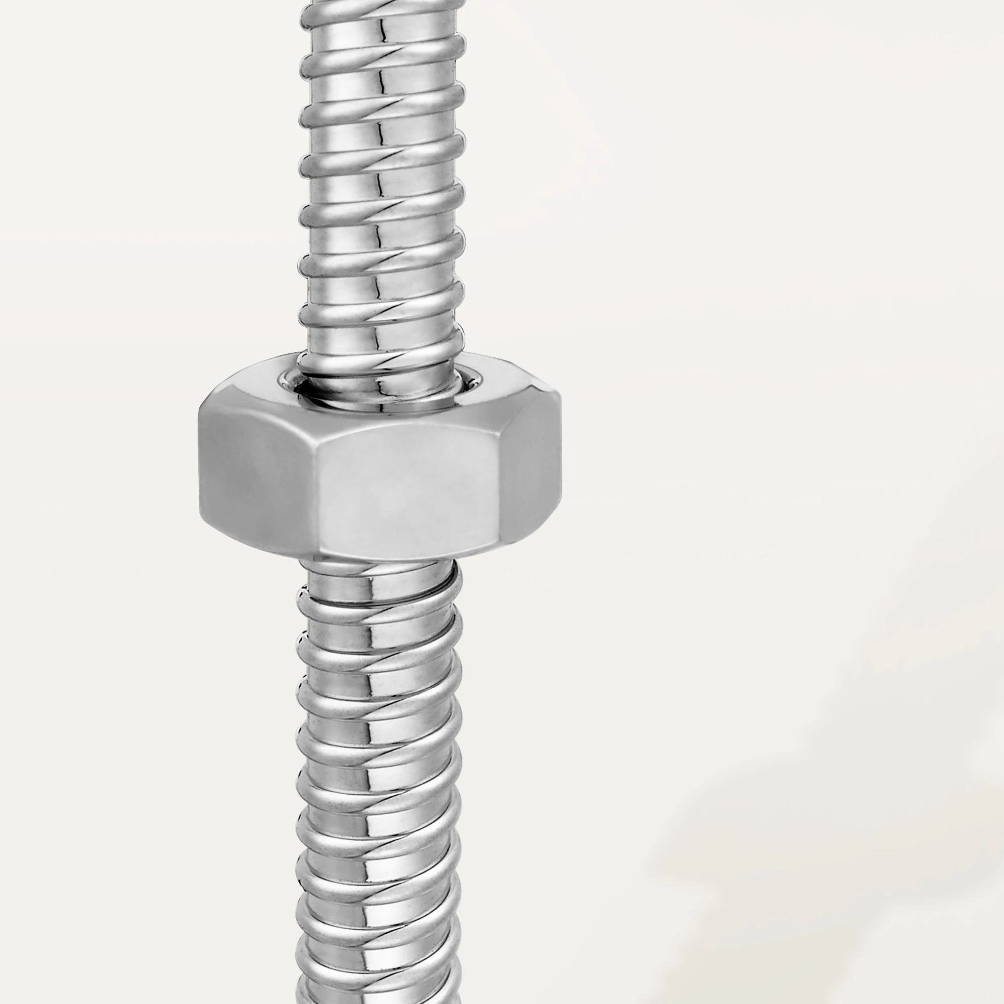 ECROU DE Ecroe BRACELET Rhodiumized white gold