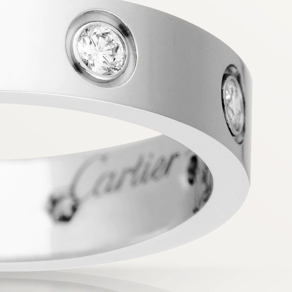 KADIR-LOVE WEDDING BAND, 8 DIAMONDS WHITE GOLD, DIAMONDS
