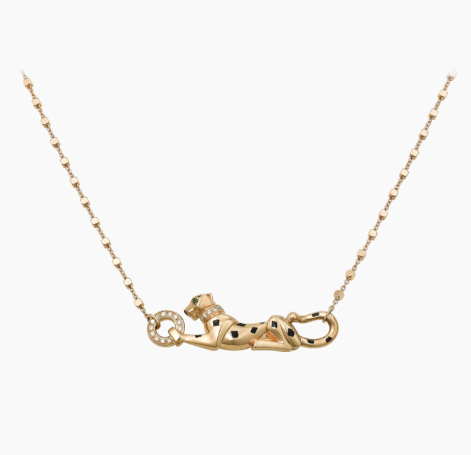 Kadir-Panthera Pardus Necklace in Yellow Gold