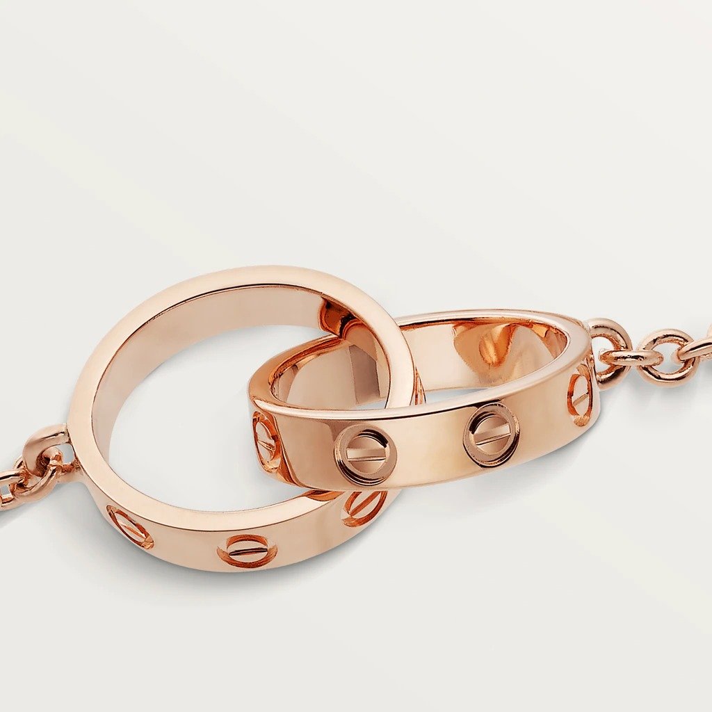 KADIR-LOVE BRACELET ROSE GOLD CHAIN