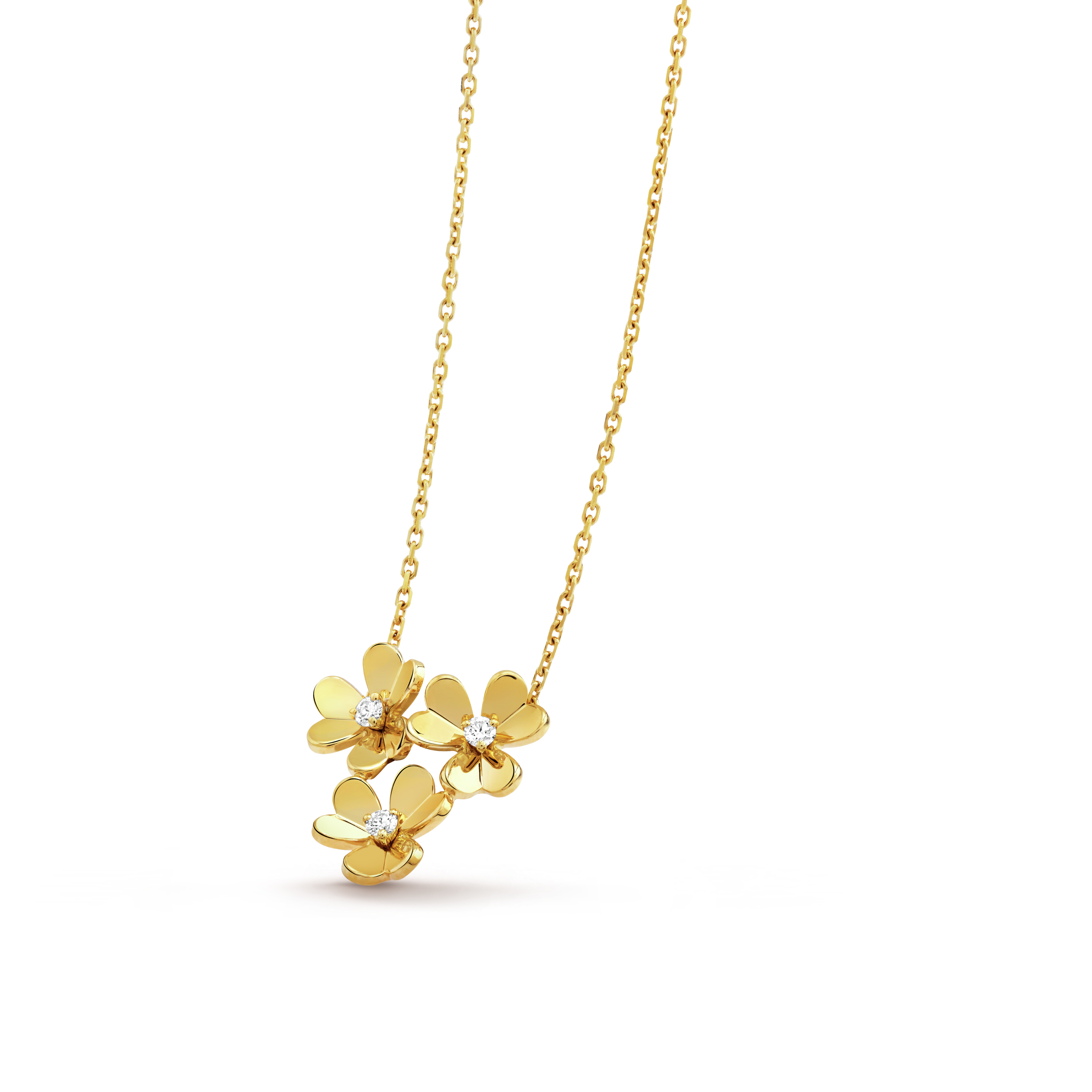Frivole pendant, 3 flowers, mini model