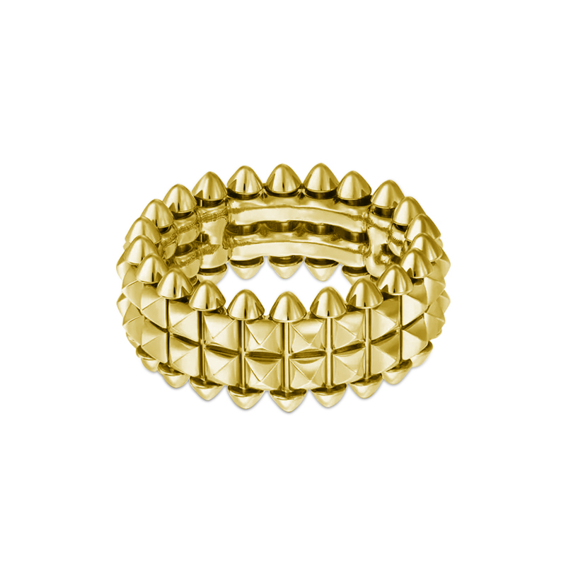 Caty-GENTLE BULLET HEAD-Gentle RING YELLOW GOLD