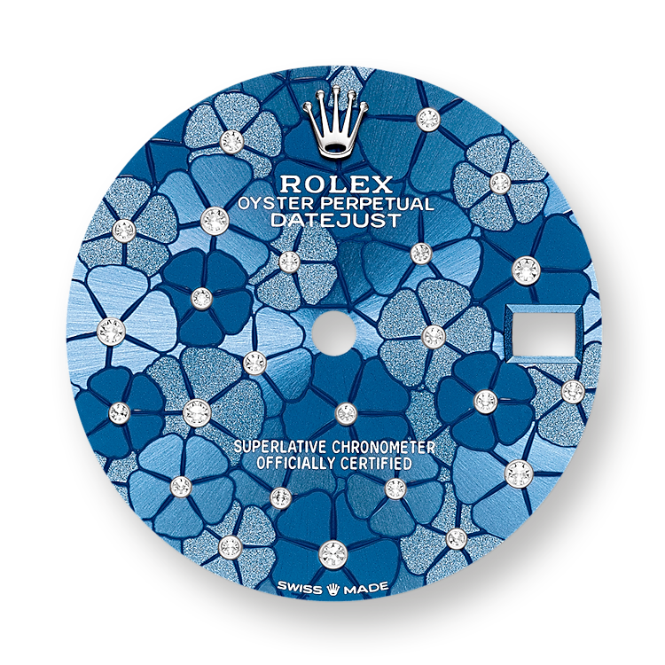 Classic watches DATEJUST 31 Oyster, 31 mm, Oystersteel and white gold