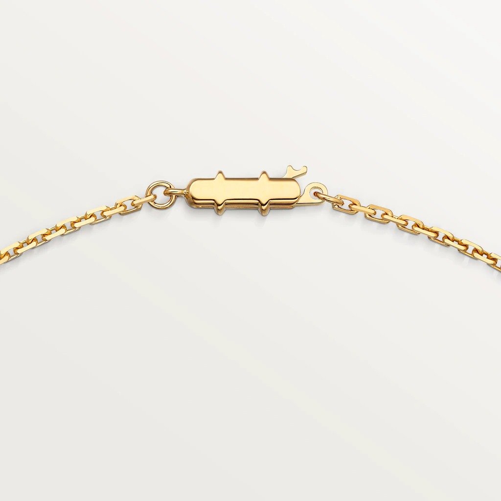 KADIR-LOVE NECKLACE DIAMOND-PAVED YELLOW GOLD, DIAMONDS