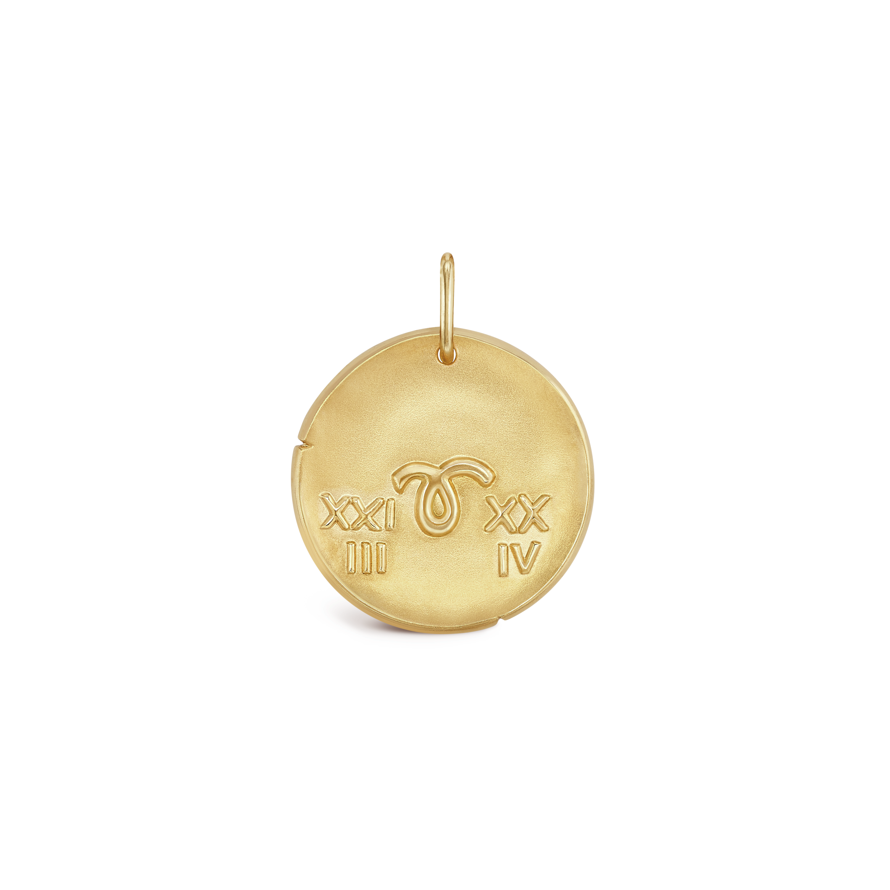 Zodiaque medal Arietis  yellow gold