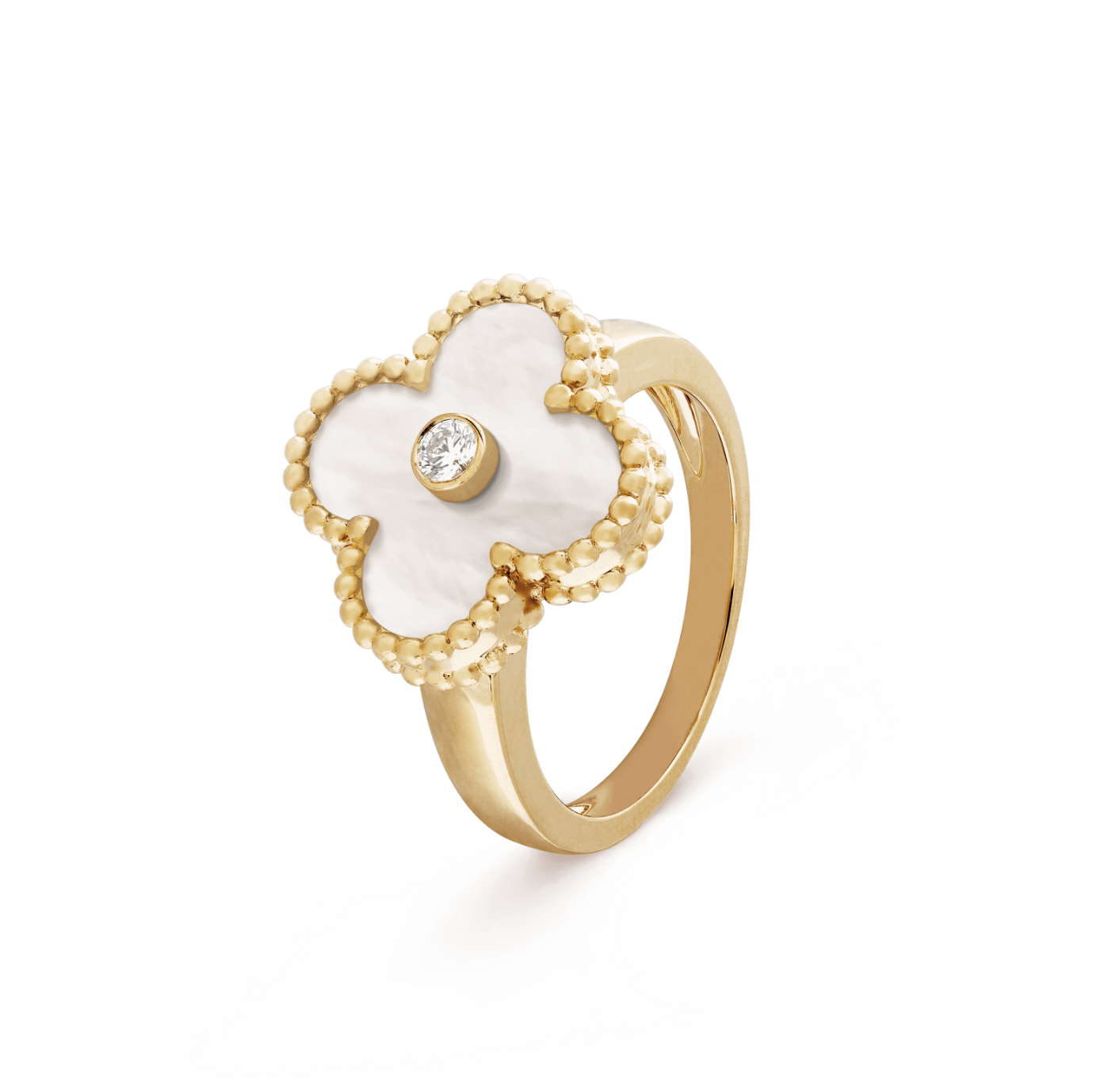 Van Cleef & Arpels Vintage Alhambra Pearl Ring