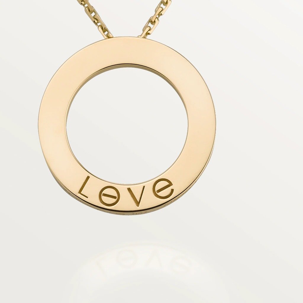 KADIR-LOVE NECKLACE 3 DIAMONDS YELLOW GOLD, DIAMONDS
