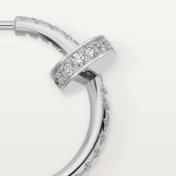 KADIR-ANILS-JUSTE UN CLOU EARRINGS WHITE GOLD, DIAMONDS