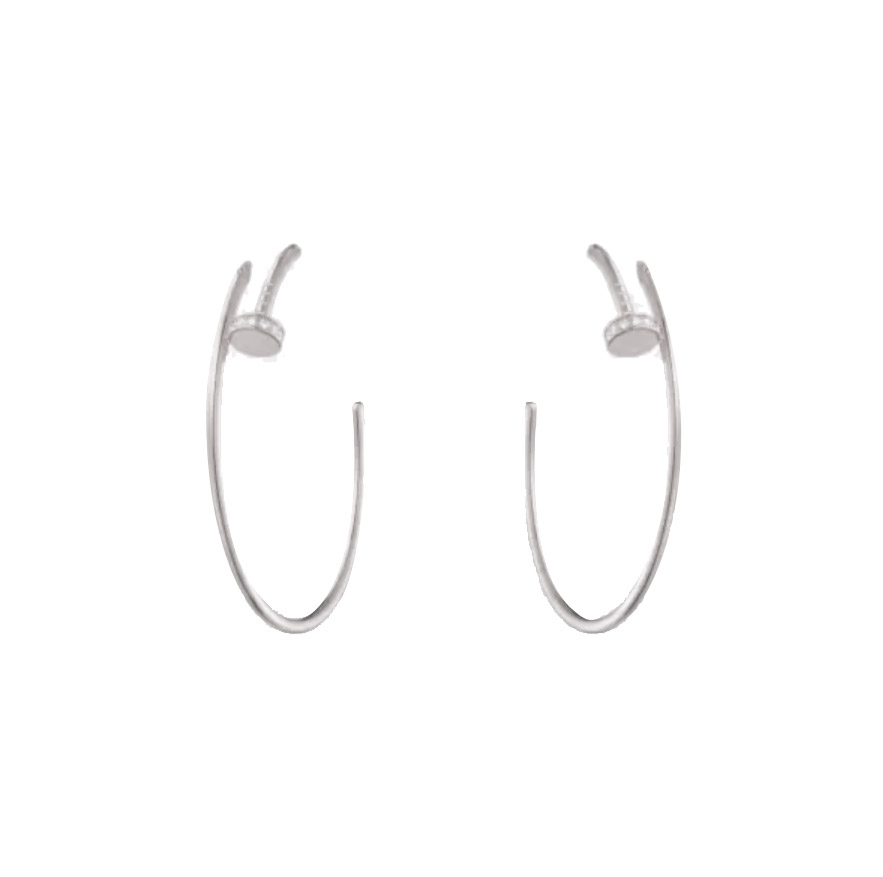 KADIR-ANILS-JUSTE UN CLOU EARRINGS WHITE GOLD, DIAMONDS