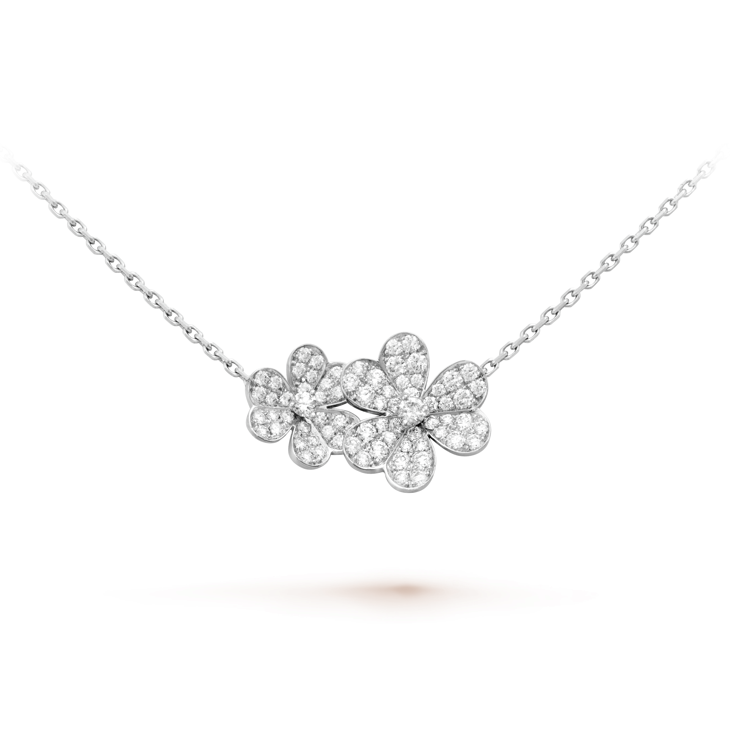 Frivole necklace, 9 flowers