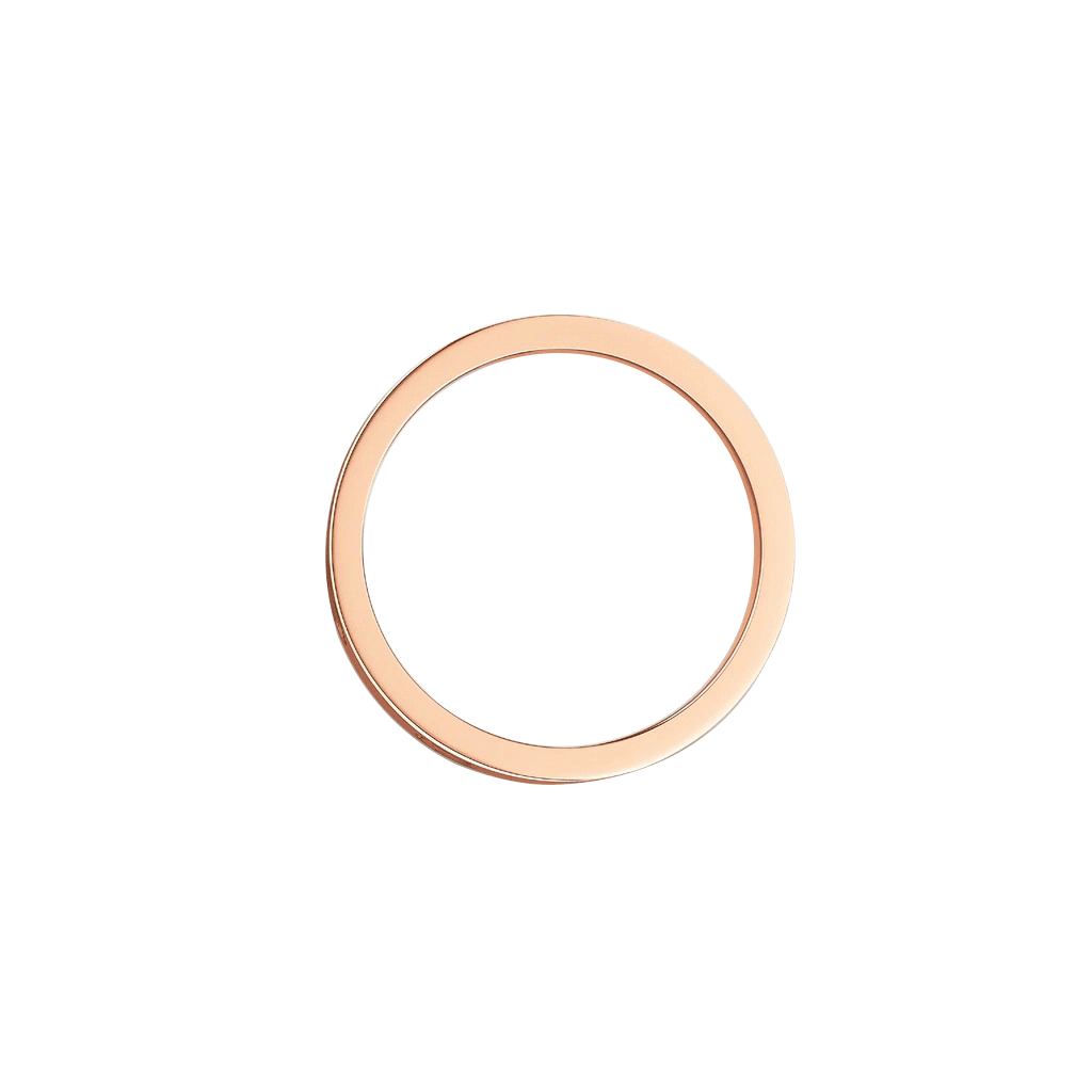 KADIR-LOVE WEDDING BAND  1 DIAMOND ROSE GOLD, DIAMOND