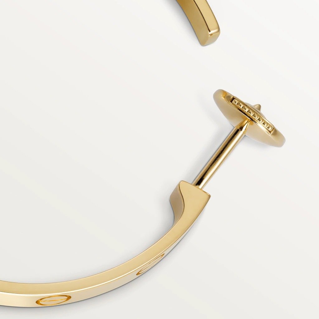 KADIR-LOVE EARRINGS  YELLOW GOLD