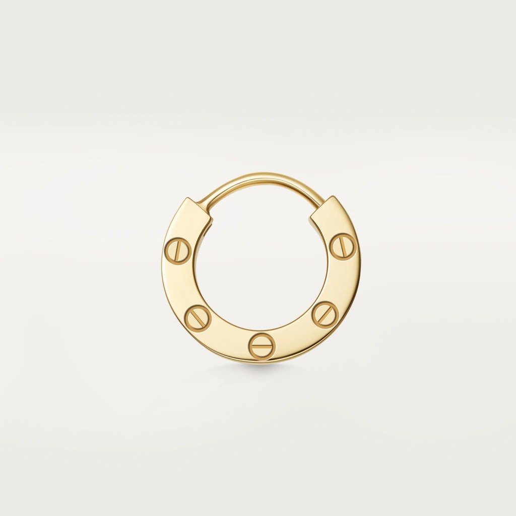 KADIR-LOVE SINGLE EARRING YELLOW GOLD