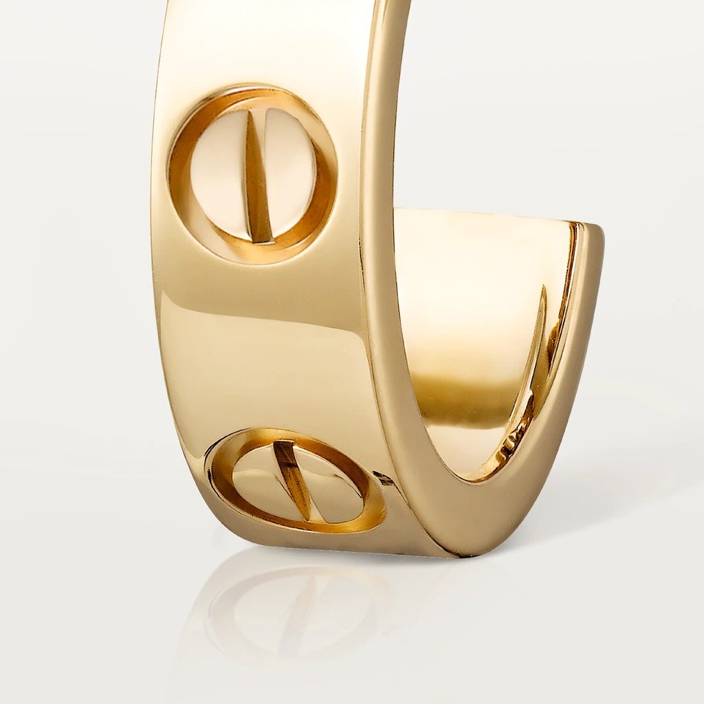 KADIR-LOVE EARRINGS YELLOW GOLD