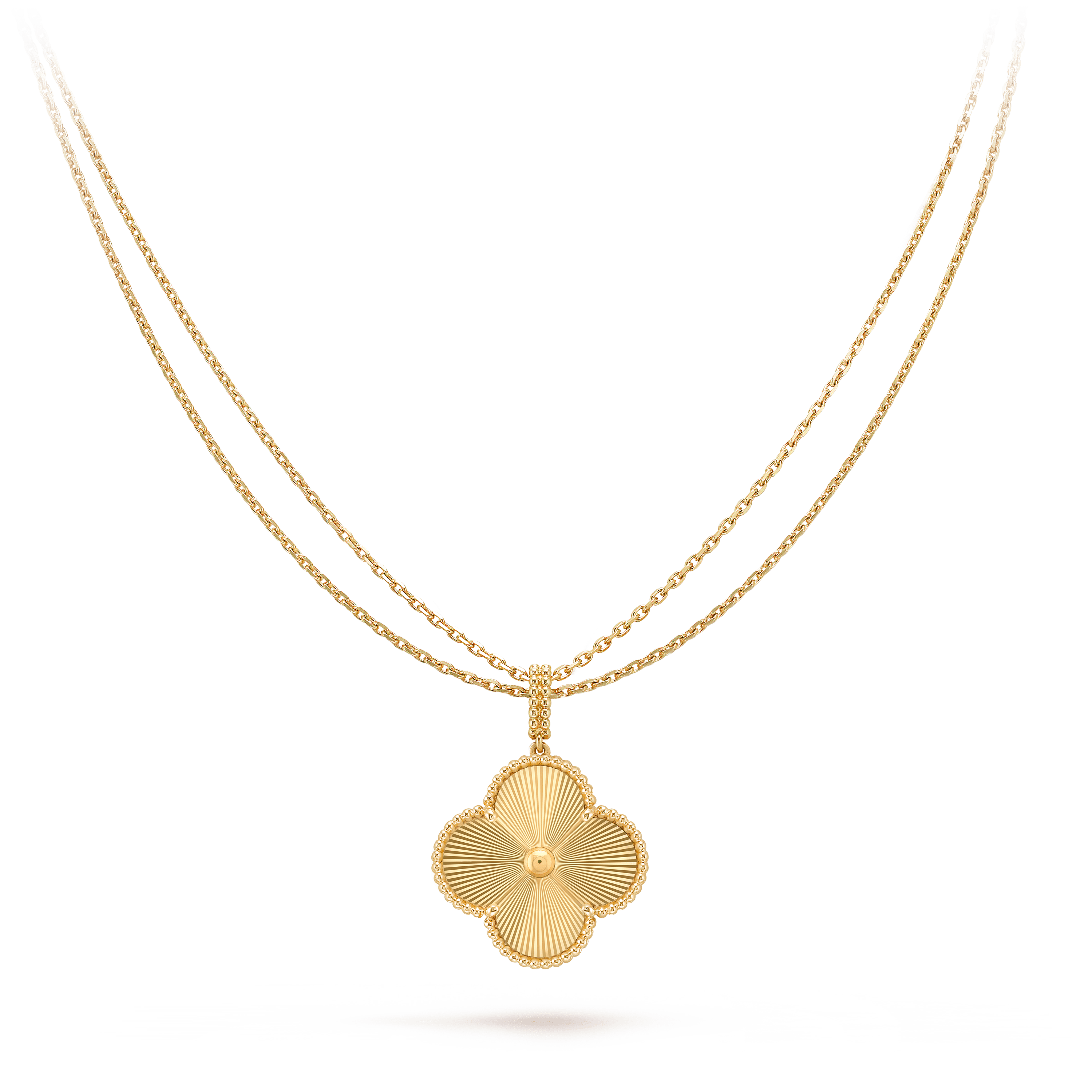 Van Cleef&Arpels VintageMagic Alhambra long necklace, 1 motif  yellow gold