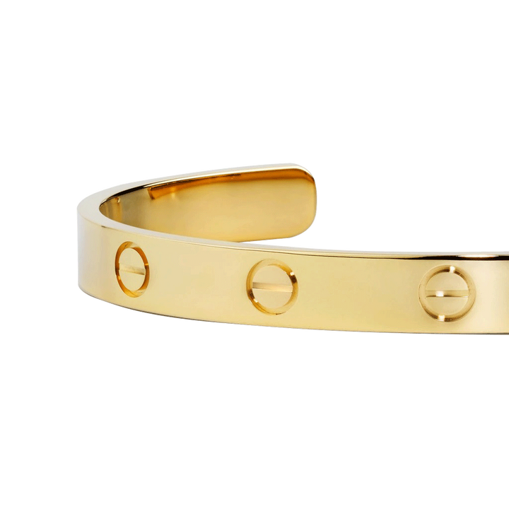 Carty Love Grand Union Cuff Bracelet ,Yellow Gold, Non-Gemstone