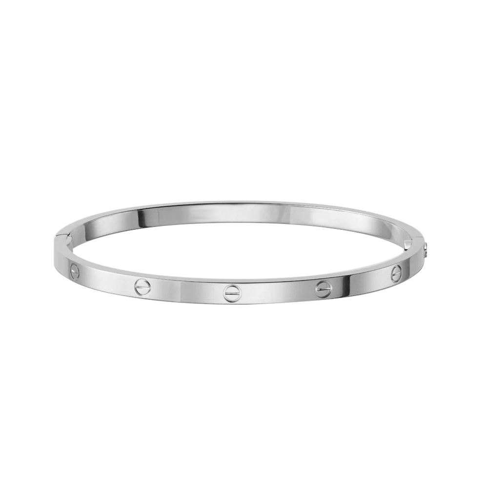 KADIR-LOVE BRACELET, SM WHITE GOLD