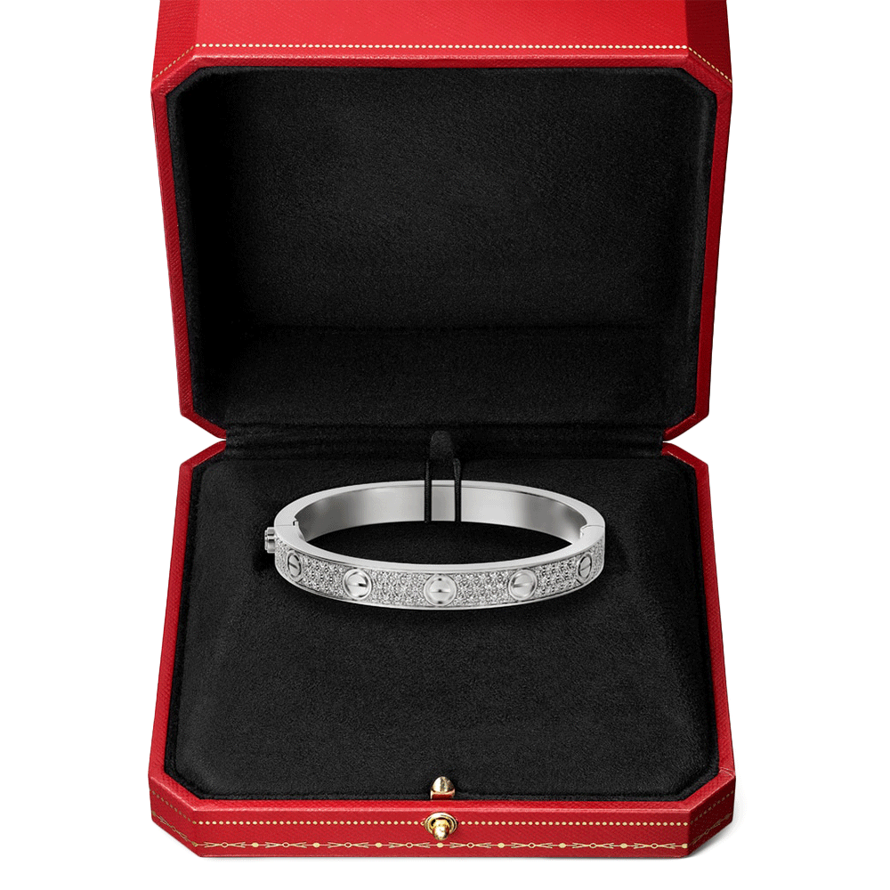 Kadir-LoveAmour Pavé Bracelet, White Gold