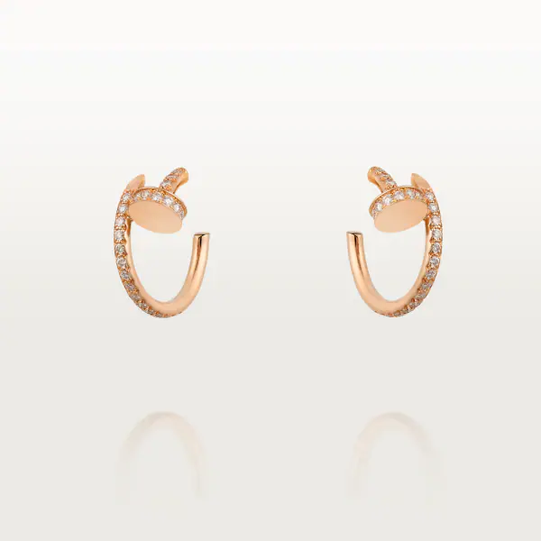 KADIR-ANILS-JUSTE UN CLOU EARRINGS ROSE GOLD, DIAMONDS