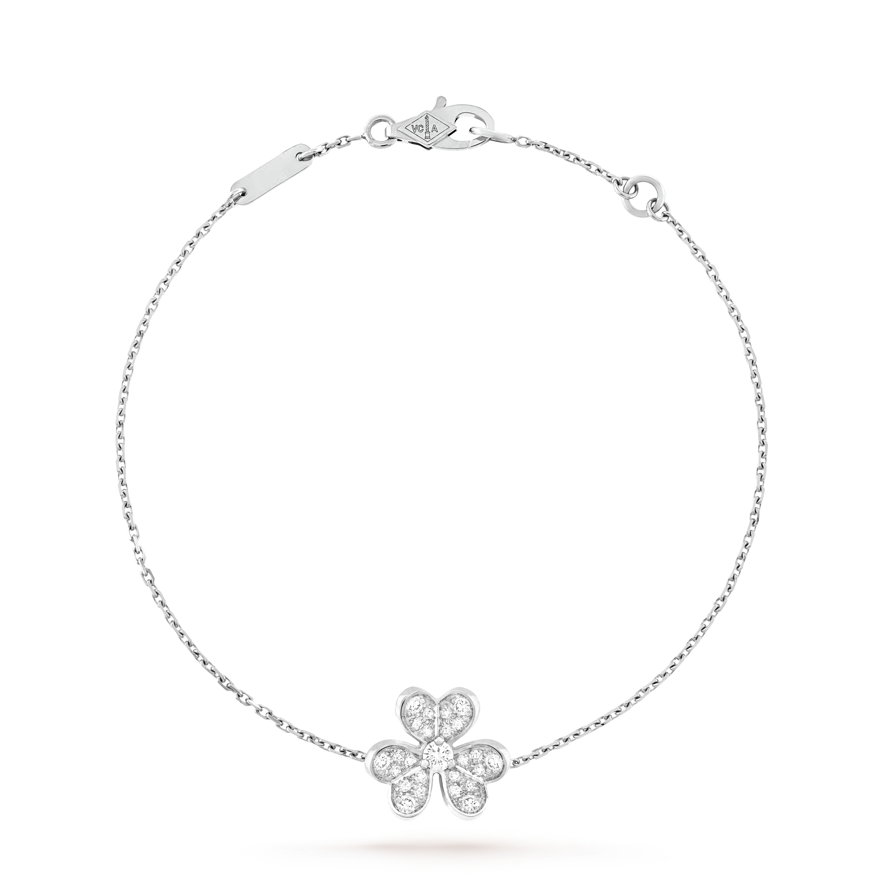 Frivole bracelet, mini model  white gold,