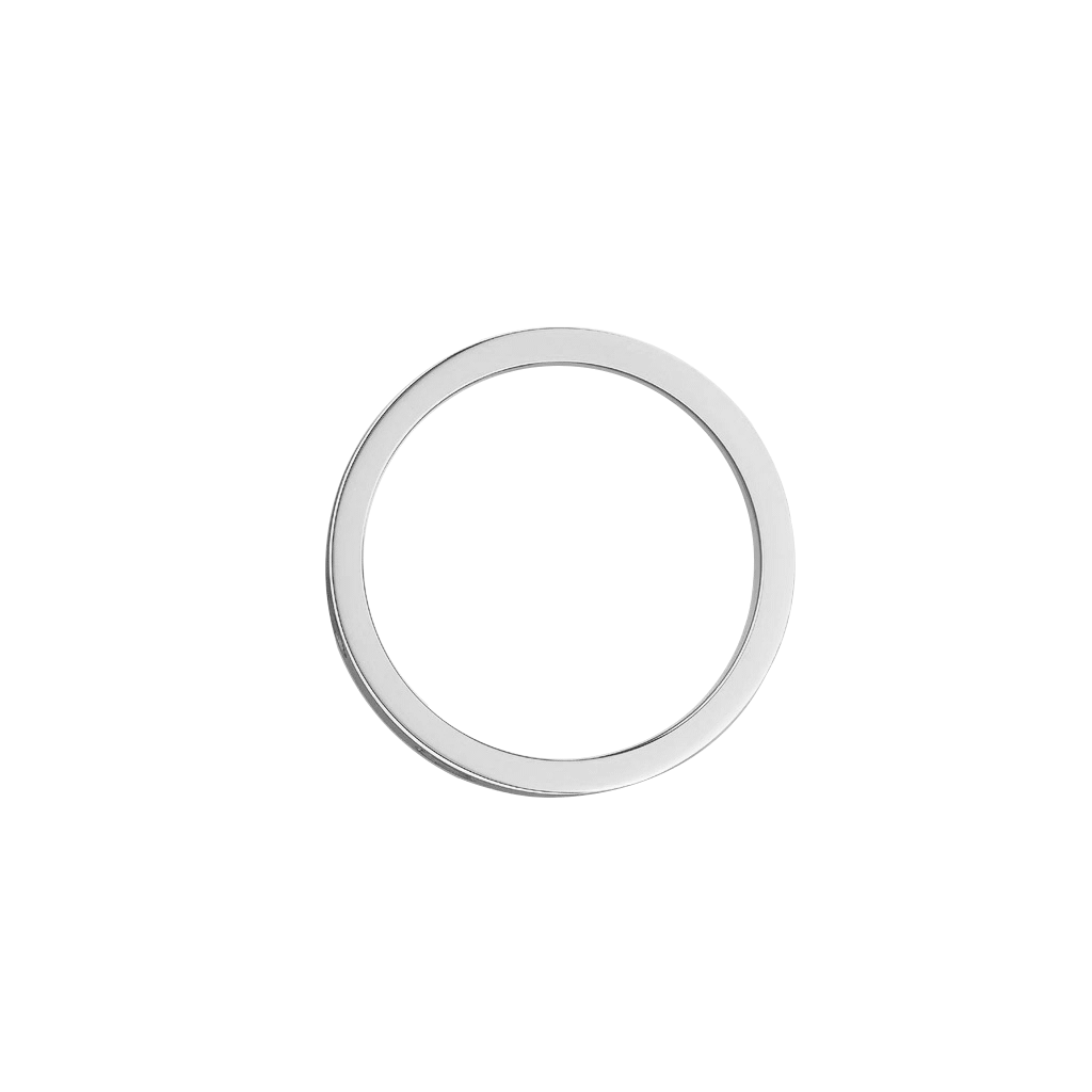 KADIR-LOVE WEDDING BAND 1 DIAMOND WHITE GOLD, DIAMOND