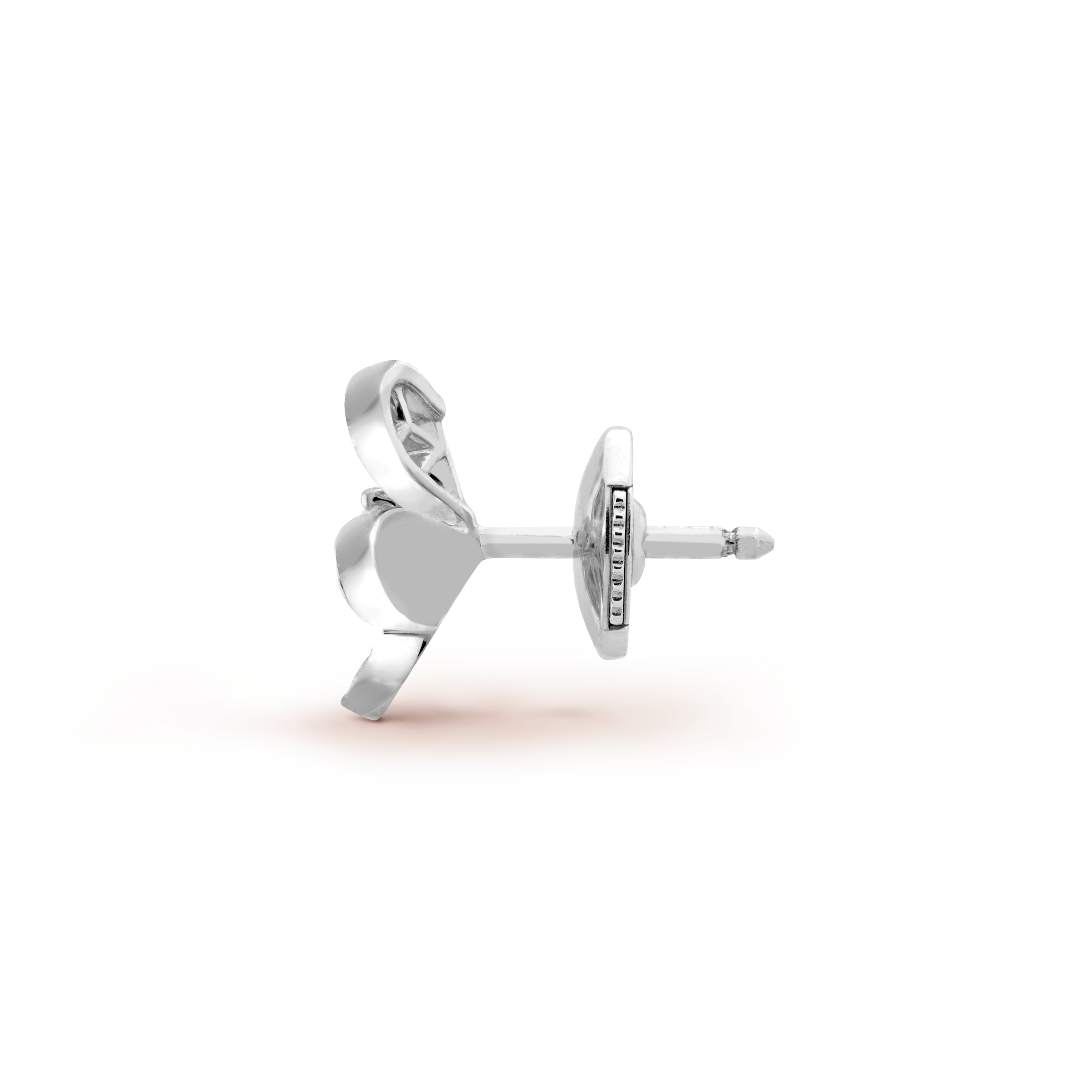 Frivole earrings, mini model  white gold, Diamond