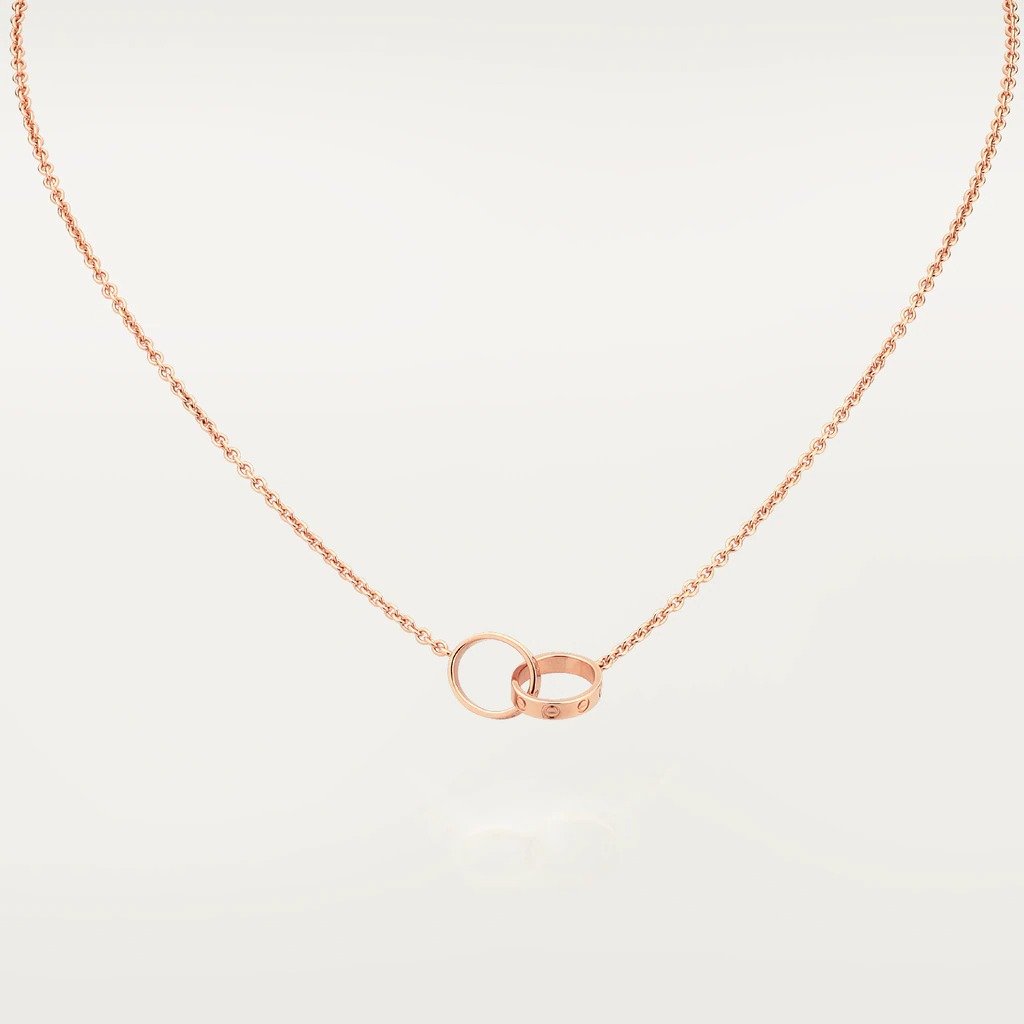KADIR-LOVE NECKLACE ROSE GOLD