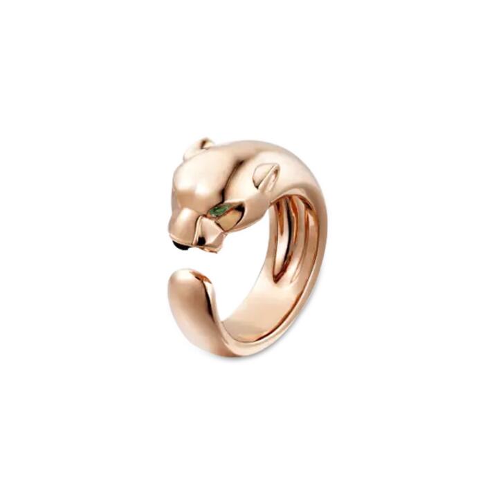 Kadir-PANTHER RING IN ROSE GOLD